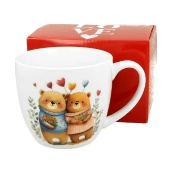 Porcelánový hrnek MEDVĚDI 2 v kabičce, 460 ml