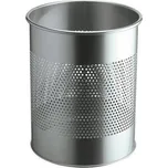 Odpadkový koš, stříbrná, kov, 15 l, DURABLE 331023