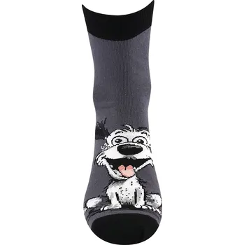 Dámské ponožky BOMA Dámské letní ponožky VoXX ALÍK - mix A Barva: tmavě šedá, Velikost: 39-42