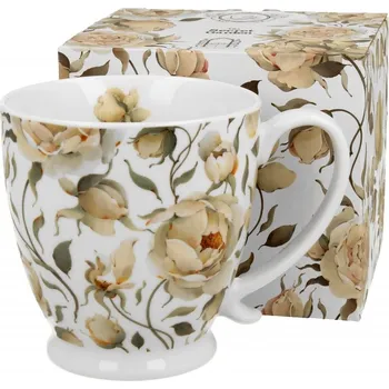 Porcelánový hrnek English Roses WHITE 510 ml v krabičce