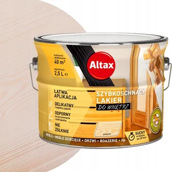 barva a nátěr na dřevo Vodou ředitelná lazura Altax 2,5 l połysk