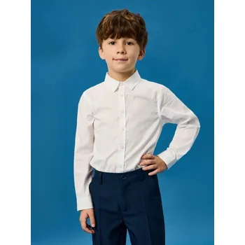 Chlapecké oblečení Sinsay - Klasická bavlněná košile - bílá - 390DN-00X - 390DN-00X-110