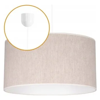 Závěsné svítidlo Cerlux béžové skandinávské látkové 40 cm E27 1-bodové