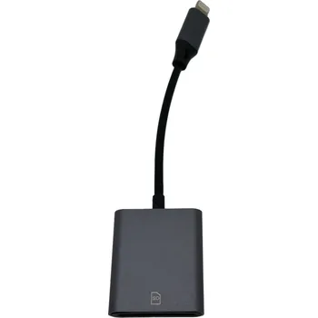 Čtečka paměťových karet Iphone ( Lightning ) / čtečka SD karet, hliníková