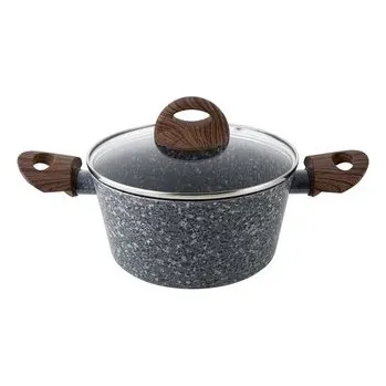 Hrnec HRNEC S POKLIČKOU ALU 28 CM 6,1 L GRANITE