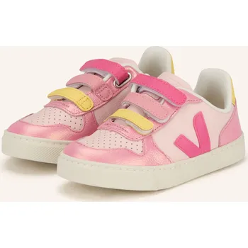 Dámská obuv Veja Dívčí Tenisky V-10, růžová / růžová / žlutá, 26
