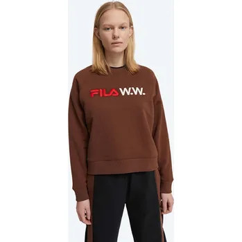 Pánská mikina Mikina Wood Wood Elene x Fila, L, hnědá, 88X