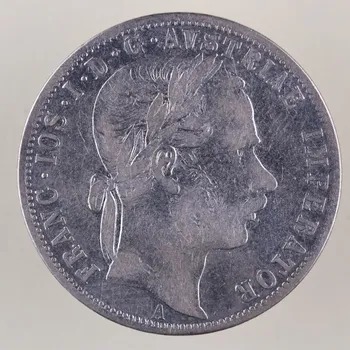 1 Florin (Zlatník) František Josef I. 1871 A, stříbrná mince