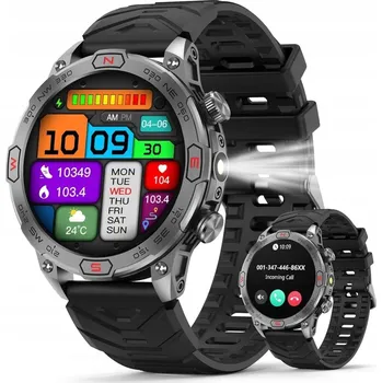 Hodinky Sportovní hodinky Chytré Hodinky pánské dámské 1.43'' AMOLED 450mAh