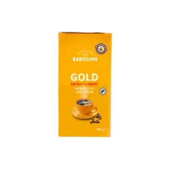 Káva BARISSIMO Gold mletá káva bez kofeinu 500 g