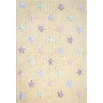 Koberec Ručně tkaný kusový koberec Tricolor Stars Vanilla 120x160 cm