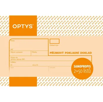 Tiskopis Příjmový doklad NCR/A6