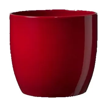 Květináč Keramický květináč Basel lesklý 12 cm bordó