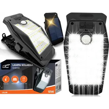 Venkovní osvětlení Solární lampa na klips 10W přenosný soumrakový senzor akumulátor 1000 lm