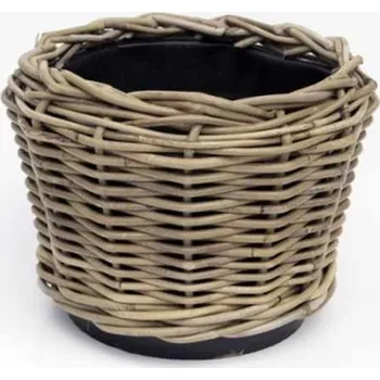 Ratanový koš Kubu 22x27 cm s plastovým vkladem