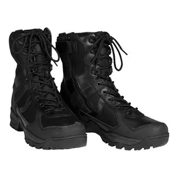 Těžké boty Boty PATROL se zipem ČERNÉ vel.US12 / EU45