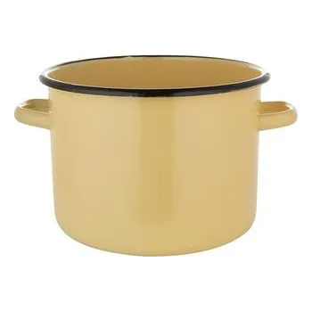 Hrnec SMALTOVANÝ HRNEC 22CM 7L KRÉMOVÝ