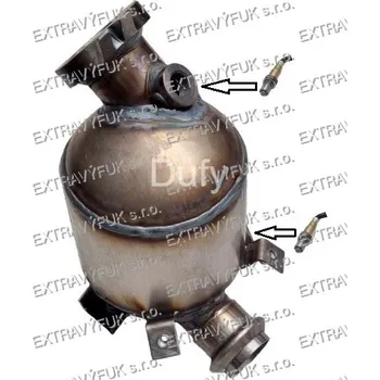 Výfukový systém Dacia Logan II 1.0i SCe 75 Montážní katalyzátor výfuku 1091757