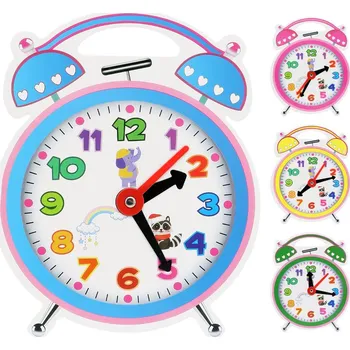 Hodiny Junior Dětské papírové hodiny – mix 4 barev (200 × 255 mm)