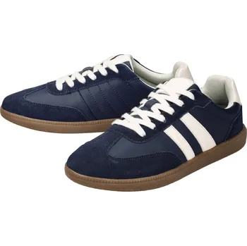 Pánská běžecká obuv esmara Men Pánská kožená volnočasová obuv (navy modrá, 44)