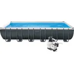 Bazén INTEX Rectangular Ultra Frame XTR 7,32 x 3,66 x 1,32cm set + písková filtrace 6m3/hod se solinátorem
