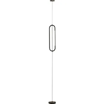 Stojací lampa Černá LED stojací lampa (výška 300 cm) Bow – Kave Home ID_1827154