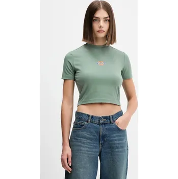 Pánské tričko Bavlněné tričko Dickies DK0A4XPO zelená 07X, vel. M