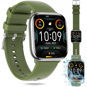 Chytré hodinky Chytré Hodinky myPhone Watch Pastel Stříbrný zelený