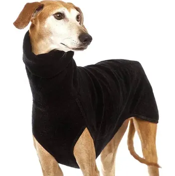 Obleček pro psa Zimní svetr pro velké psy - černá,4XL