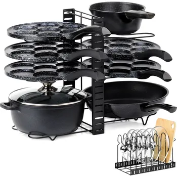 Vilde 229221 organizér na pokličky a pánve černý