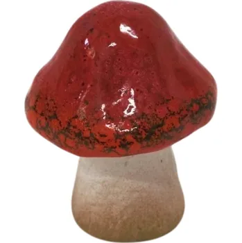 Keramický hřib červený, 7 cm