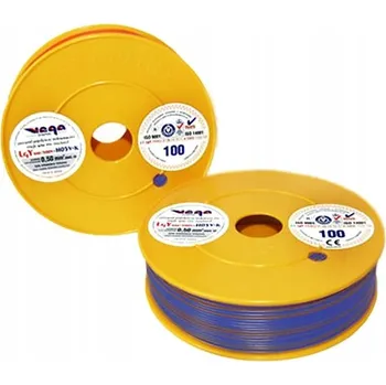 elektrický kabel Kabel LGY/H05V-K 0,50 mm2 100m Modro-Hnědý