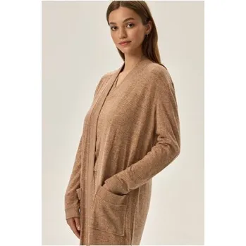 Dámský župan Dámský tenký župan Henderson Fudge Béžová L/XL