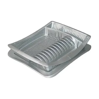 Odkapávač na nádobí NOVA LUX+podn.47x38 stříbrná