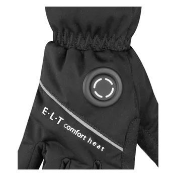 Jezdecké rukavice Vyhřívané rukavice Comfort – E·L·T Barva: černá, Velikost: M