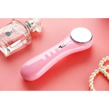 Masážní příslušenství Masážní přístroj na obličej | ultrazvukový vyhlazovač vrásek - Růžová