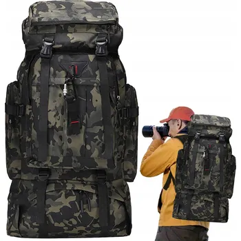 turistický batoh BATOH 80L TURISTICKÝ HORSKÝ VODĚODOLNÝ TREKOVÝ BIVAK UNIVERZÁLNÍ