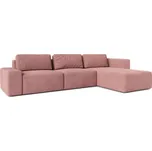 Rohová sedací souprava Berliner (P) (růžová). Akce -20%. 1065474
