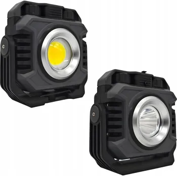 Svítilna Pracovní lampa + LED svítilna s plynulou regulací barvy světla PowerBank USBC