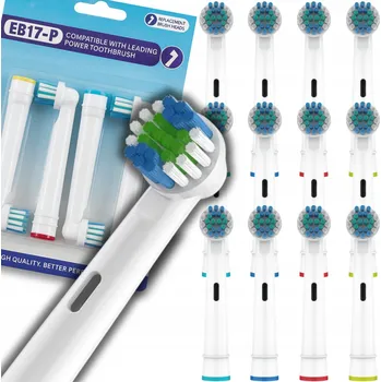 Péče o chrup 12x HLAVICE PRO ELEKTRICKÝ ZUBNÍ KARTÁČEK ORAL-B BRAUN PRO DĚTI I DOSPĚLÉ
