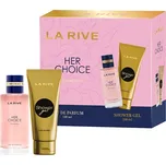 La Rive Her Choice Dárková sada EDP 100 ml a sprchový gel 100 ml
