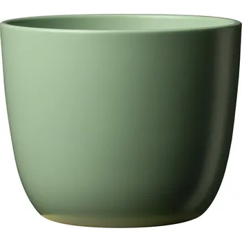 Květináč Keramický květináč Sevilla, matná zelená, 11 x 9 cm
