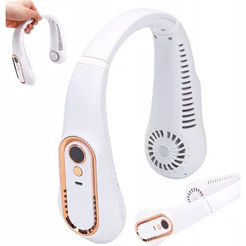 Domácí ventilátor PŘENOSNÝ VENTILÁTOR NA KRK USB 3600mAh