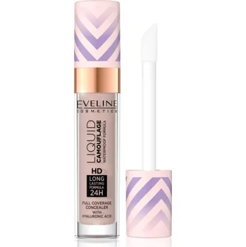 Kosmetika Eveline Cosmetics Liquid Camouflage voděodolný korektor s kyselinou hyaluronovou odstín 04 Light Almond 7.5 ml