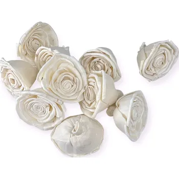 umělá květina FLOWERIO Aranžérské Shola květy Roses - růže 6cm 10ks - krémové