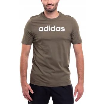 Podprsenka TRIČKO PÁNSKÉ ADIDAS ESSENTIALS SINGLE JERSEY LINEAR EMBROIDERED LOG r L