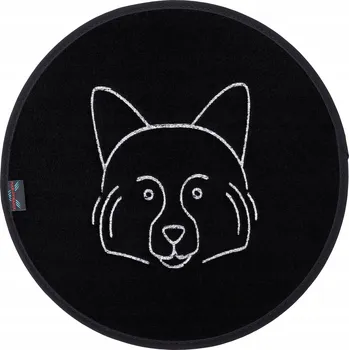 Miska pro psa Textilní podložka pod misku (cestovní) Max-Dywanik černá 1 l