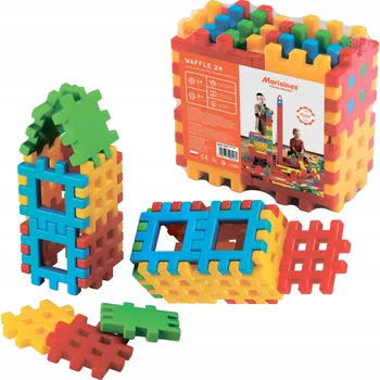 ostatní stavebnice Marioinex Stavebnice Stavebnice vafle 24 ks, velké vafle 10 cm
