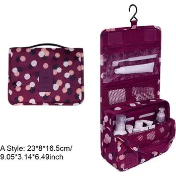 Kosmetická taška Voděodolná kosmetická taška na cesty s organizérem - 2