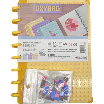 Diář Oxybag Blok A5 Brick žlutý 3-40326